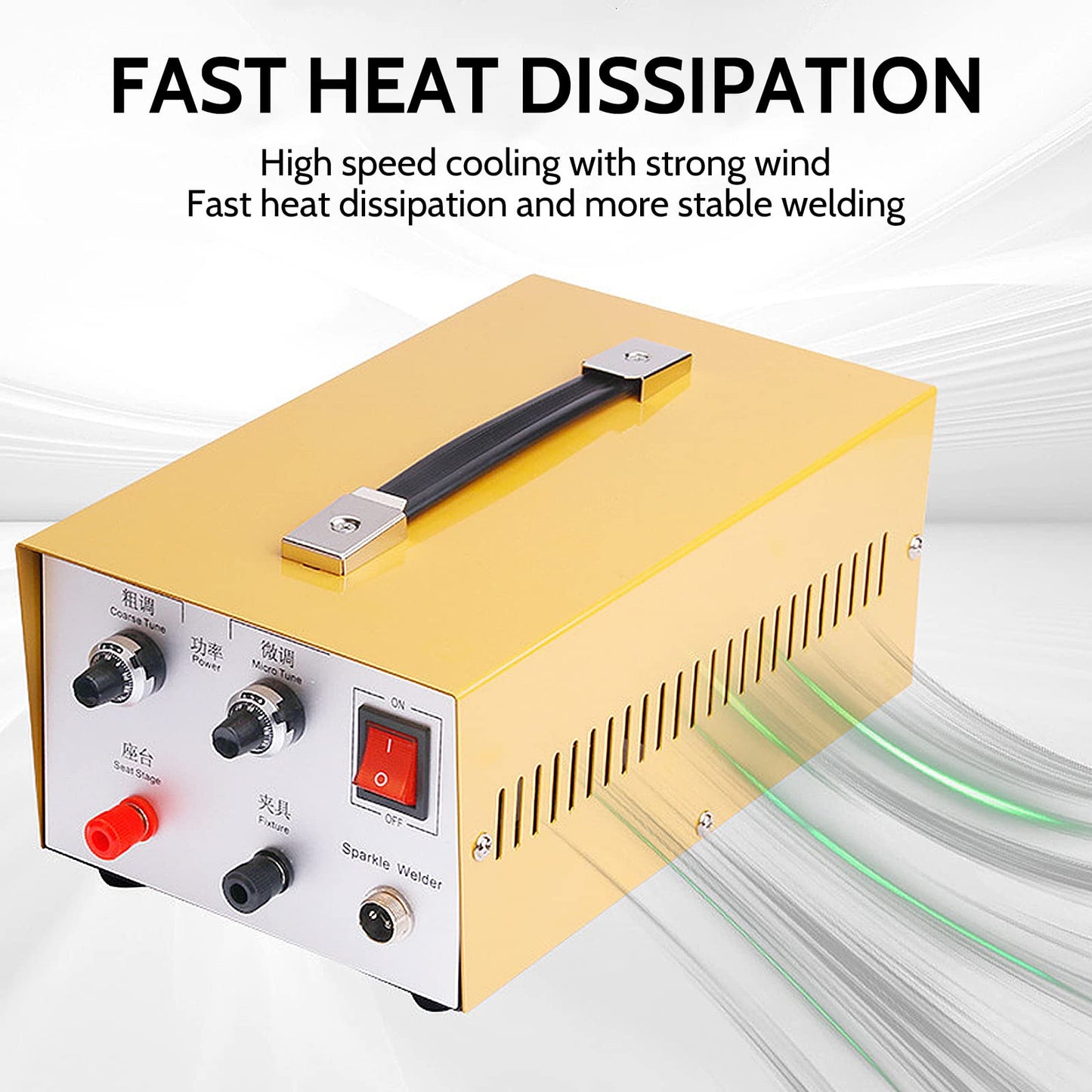 30A Jewelry Spot Welder Machine, Handheld Jewelry Spot Welder for Gold, Silver, Platinum, K Gold, Professional Pulse Arc Spot Welder, Spot Welding Equipment for Jewelry DIY Repair