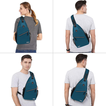 MOSISO Sling Backpack, Multipurpose Crossbody Shoulder Bag Travel Hiking Daypack