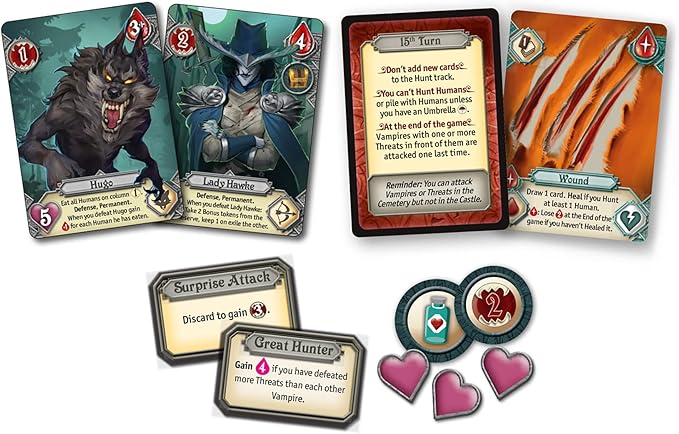 Renegade Game Studios The Hunger: High Stakes Expansion - Deck Building Game Ages 12+ 2-6 Players 60 Min