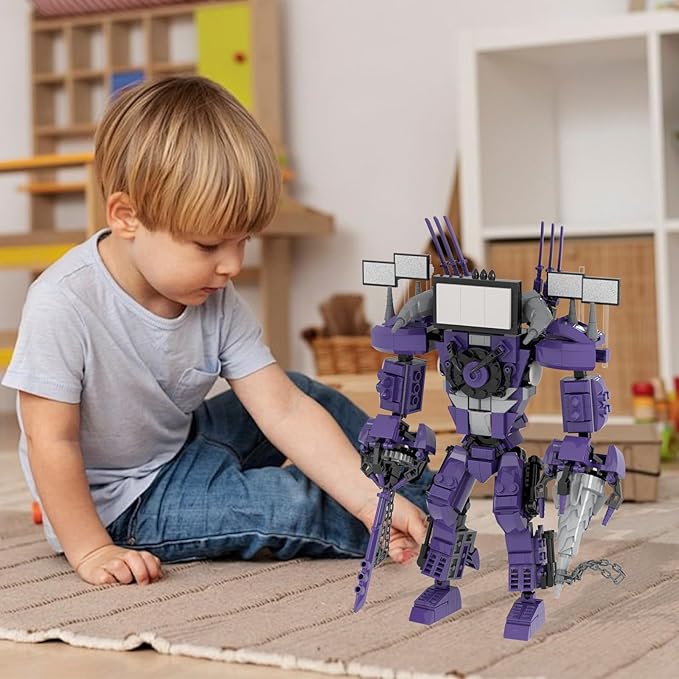 Toilet Blocks Toys TV Man Building Blocks ToysConstruction Playset Blocks Action Figure Building Blocks for Adults Kids 474 PCS