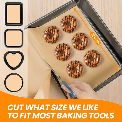 Silicone Baking Mat Roll-Non-slip Silicone Kitchen Counter Mat, Countertop Protector, Silicone Pastry Mat, Non-Stick Reusable Air Fryer Linner, Pan Liner, Oven Liner, Freeze Dryer Mat