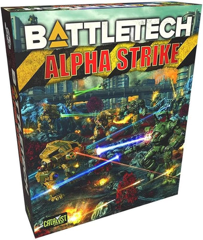 Catalyst Game Labs BattleTech Alpha Strike Box Set – Sci-Fi Mech Miniatures Wargaming - Fast Play Starter Set for Strategy Game Enthusiasts Brown