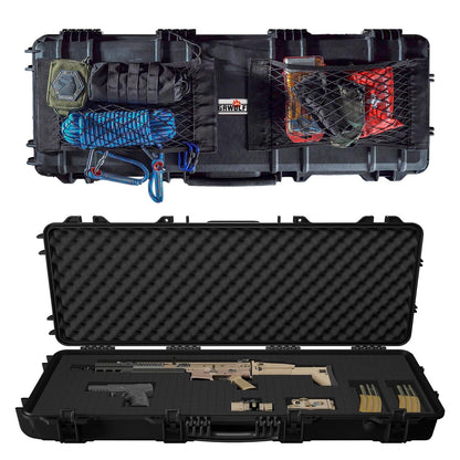 GRWOLF Rifle Case, Mil-Spec, 3 Layer Pick and Pluck Cube Foam (42.9 × 15.5 × 6.5")