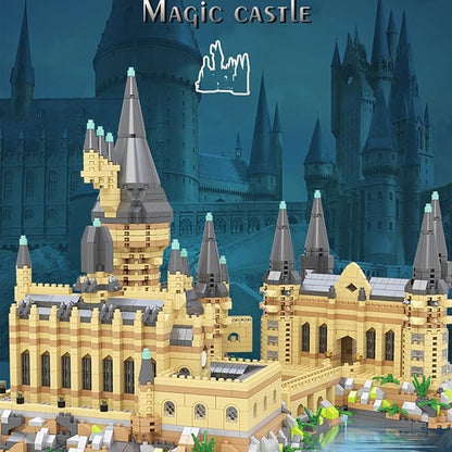 Architecture Harry Castle Micro Building Blocks Set (2929 Pieces) - Architectural Model Toys Gifts for Kid and Adult