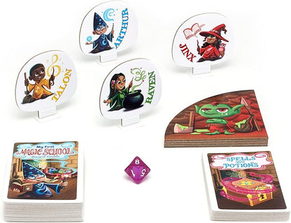 My First Magic School Board Game - A Magical Wizard Adventure Game for Kids Ages 5 and Up Learn New Skills While Casting Spells and Racing Across The Enchanted Grounds