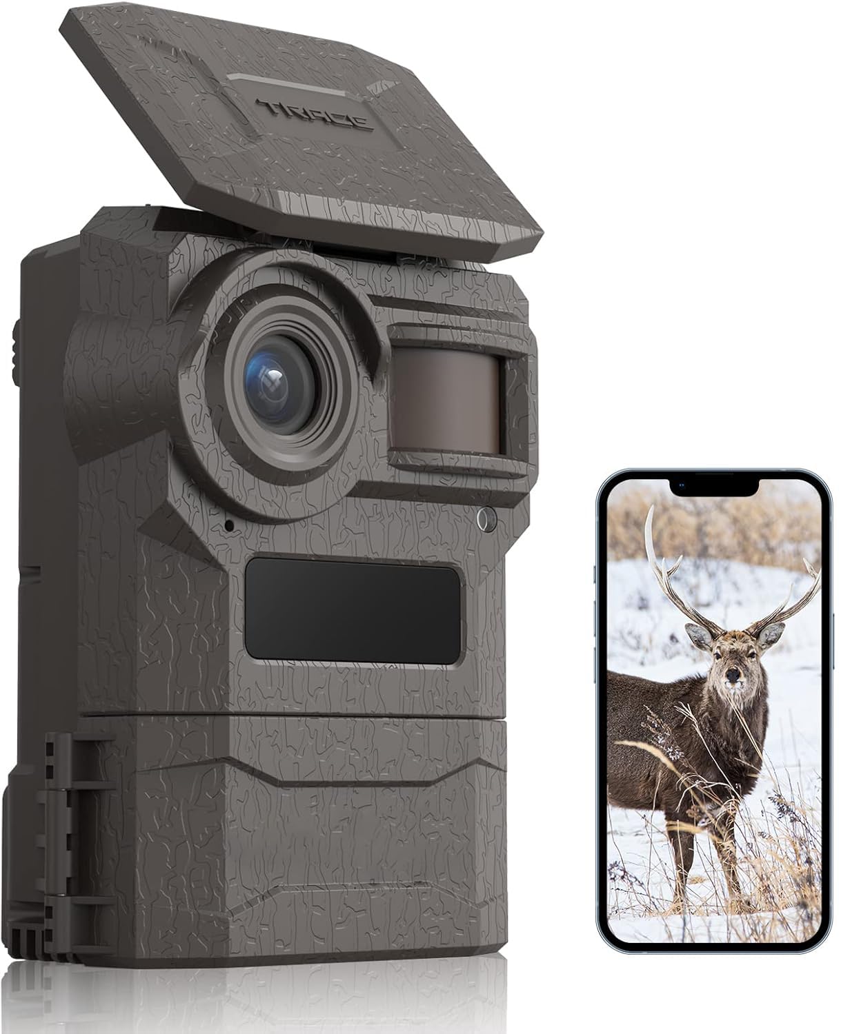 WingHome Upgraded 4G Cellular Trail Camera with UHD Quality Video, 0.2s Trigger, 32GB in-Built & SIM Card, IP66 Waterproof, No Glow Night Vision, for Hunting, Deer Camera (2)