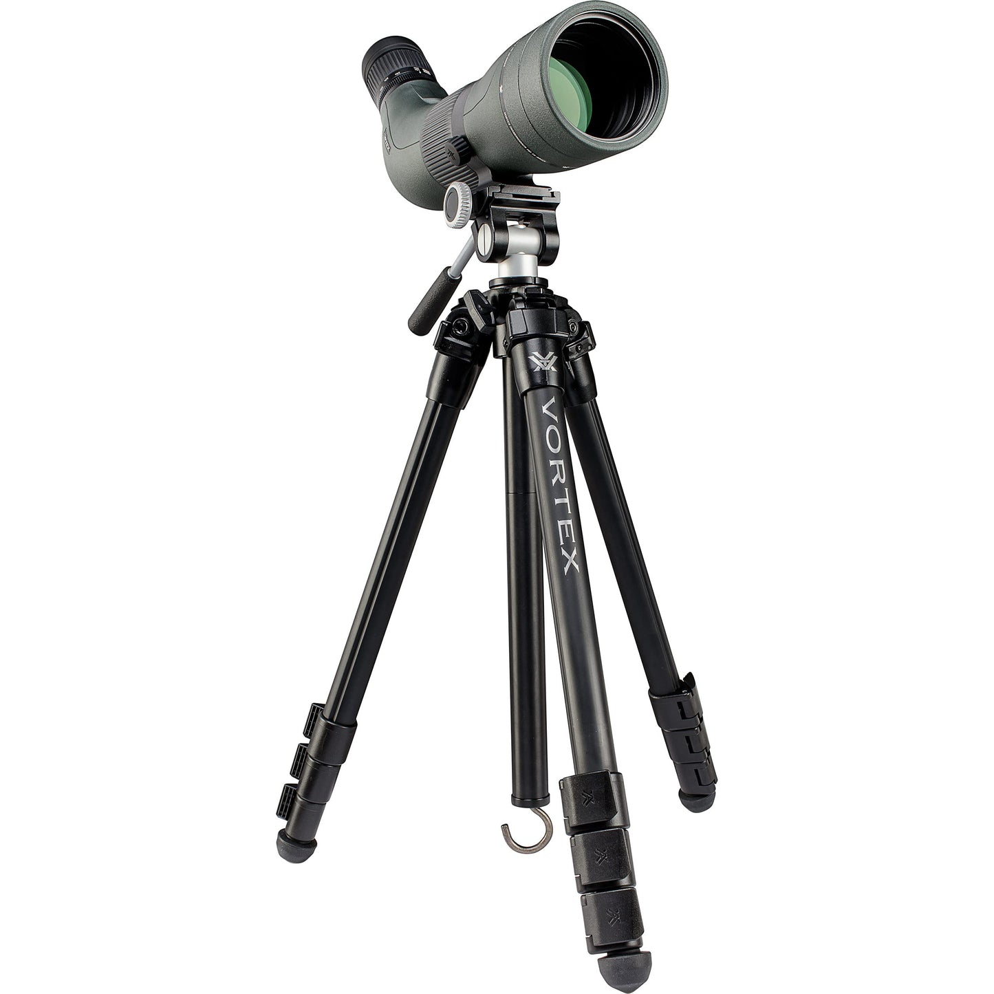 Vortex Optics Mountain Pass Tripod Kit - 2-Way Pan Head, 22 lb Max Load, Arca-Swiss Head Mount - Unlimited, Unconditional Warranty