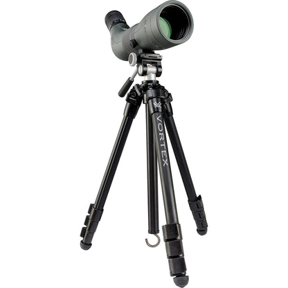 Vortex Optics Mountain Pass Tripod Kit - 2-Way Pan Head, 22 lb Max Load, Arca-Swiss Head Mount - Unlimited, Unconditional Warranty