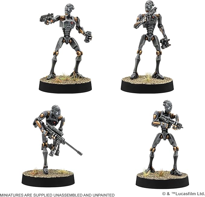 Asmodee Star Wars: Legion BX-Series Droid Commandos - Tabletop Miniatures Game Strategy Game for Kids and Adults Ages 14+ 2 Players 90 Min Playtime