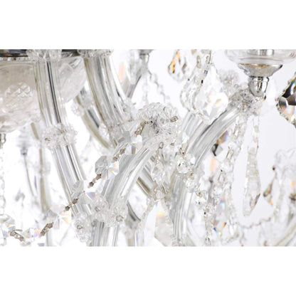 Elegant Lighting Royal Cut Crystal Chandelier 52in Chrome Model 2800G52C/RC
