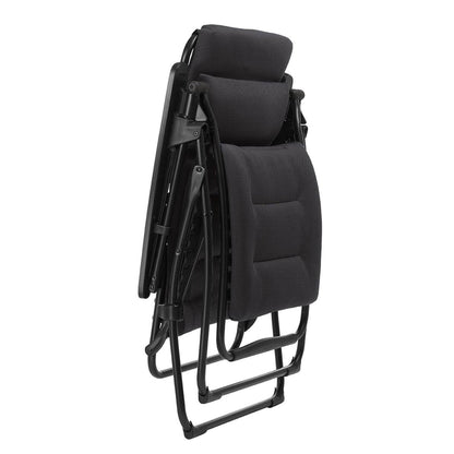 Lafuma Futura Air Comfort Zero Gravity Indoor Outdoor Recliner Chair, Acier