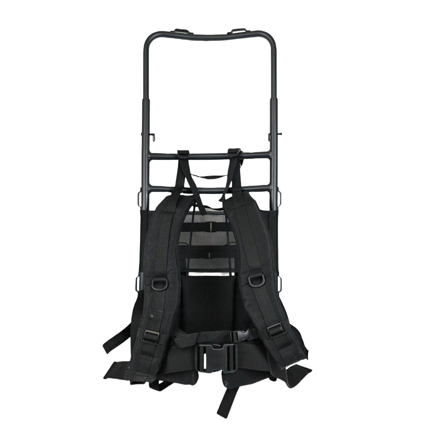 ZRSCHYG Hunting External Pack Frame with Rain Cover, Adjustable Straps, External Frame Backpack for Heavy Loads - Hunting, Backpacking, Tactical Use, (black)
