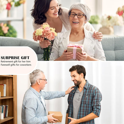 Retirement Gift for Woman, Retirement Gifts for Men Women Farewell Gifts for Coworker Teachers Friends Boss 2026 Leaving Goodbye, Best Cool Happy Retired Party Decorations Banner Card Candles Gift
