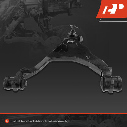 A-Premium Front Left Lower Control Arm, with Ball Joint & Bushing, Compatible with Ford F-150 1997-2003, F-250 1997-1999, Expedition 1997-2002, Lincoln Navigator 1998-2002, 4WD