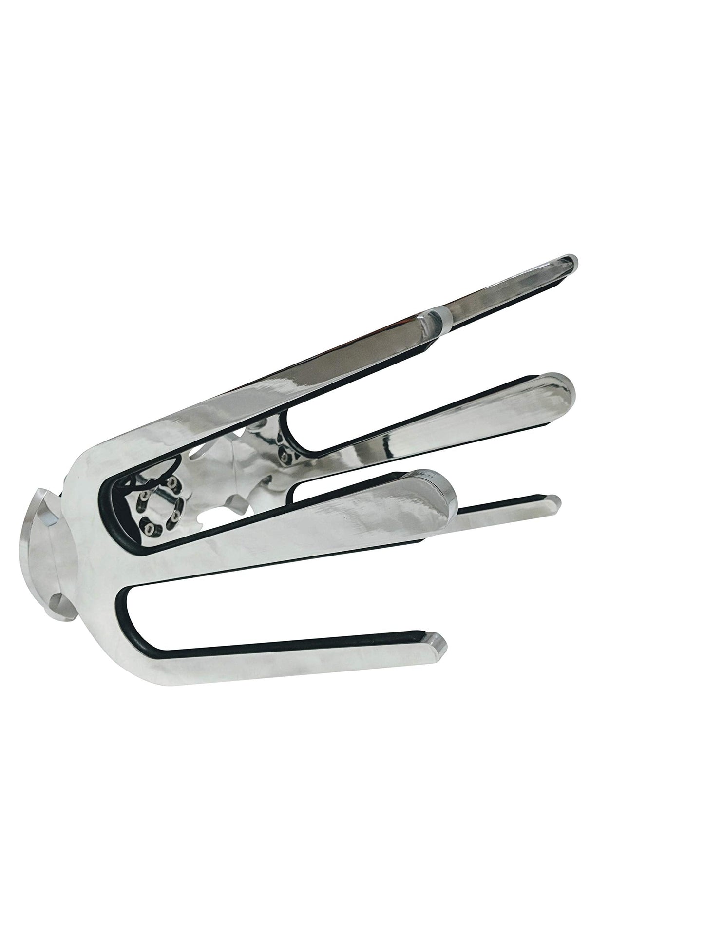 Krypt Towers Wakesurf Rack for Tower, Surfboard Rack for Boat, Holds 2 x Wakesurf Boards, Polished Aluminum Wakeboard Rack, Fits Clamp Tubing Sizes-1 3/4", 1 7/8", 2", 2 1/4", 2 3/8", 2 1/2"