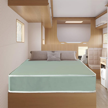 Greaton, 10-Inch High Density Foam RV Mattress Replacement with Vinyl Cover, Medium Firm, Travel Camper Trailer Truck and Bunk, Pressure-Relief Support, Made in USA, Twin