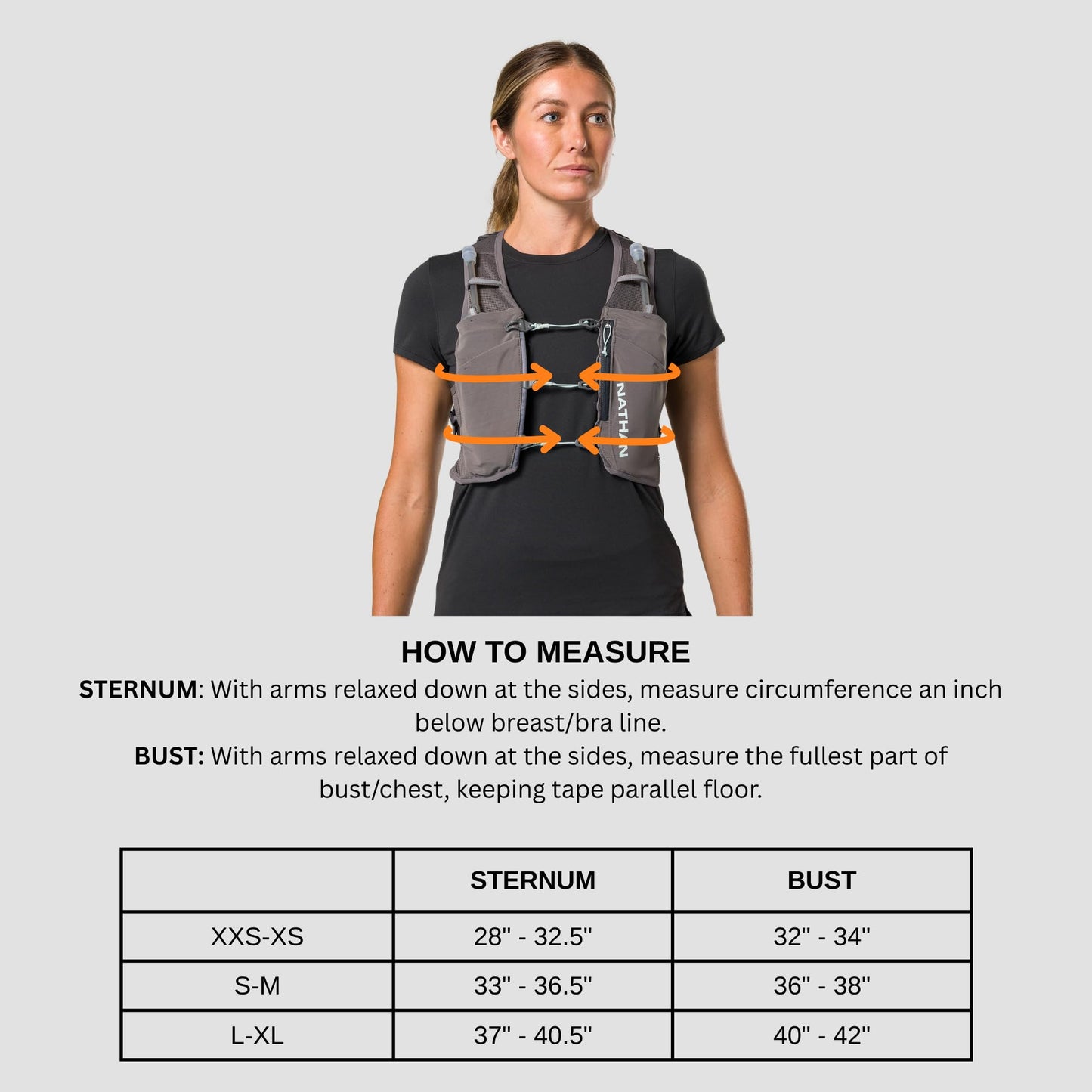 Nathan Women's Hydration Vest, Lightweight Breathable Running Gear with 2x14oz Hydrapak Flasks + 2L Bladder, Chafe-Free Mesh, Reflective for Visibility, Quick-Fit Setup, Pinnacle Breeze/Charcoal, L-XL