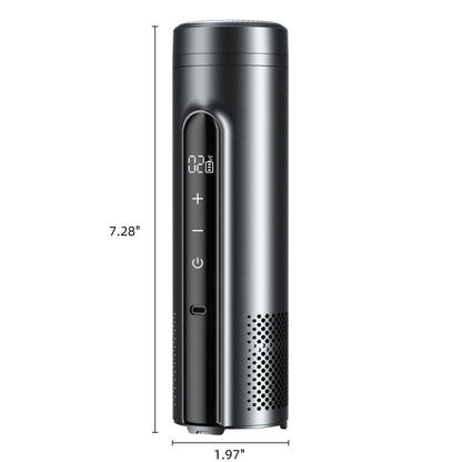 Insulin Cooler Travel Case, 0-18°C Portable Diabetic Medication Coolers for Travelling, Refrigerated Medicine Travel Cooler Case Bag for 1-5 Insulin Pens, Battery Powered with Digital Display