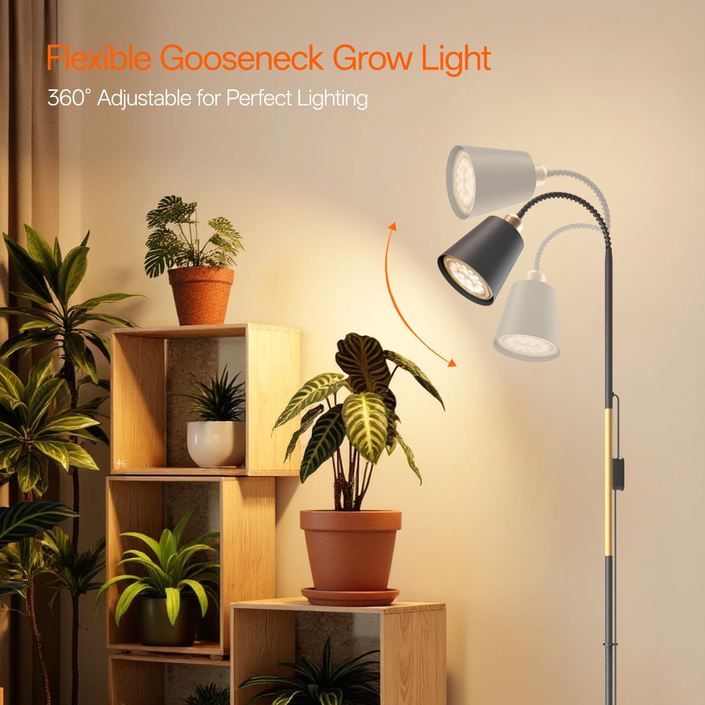 Bstrip Indoor Greenhouse with Grow Lights & Floor Grow Light for Indoor Plants