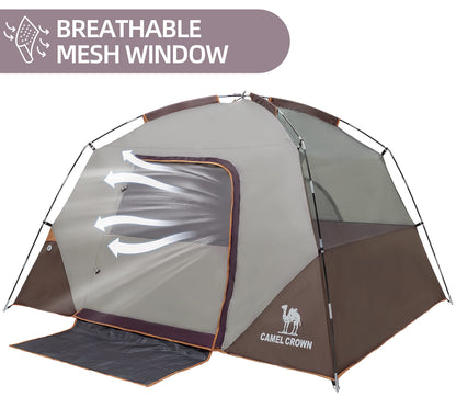 CAMEL CROWN Tents for Camping 8 Person Waterproof Quick Setup Folding Outdoor Backpacking Tents 8 People Family Hiking