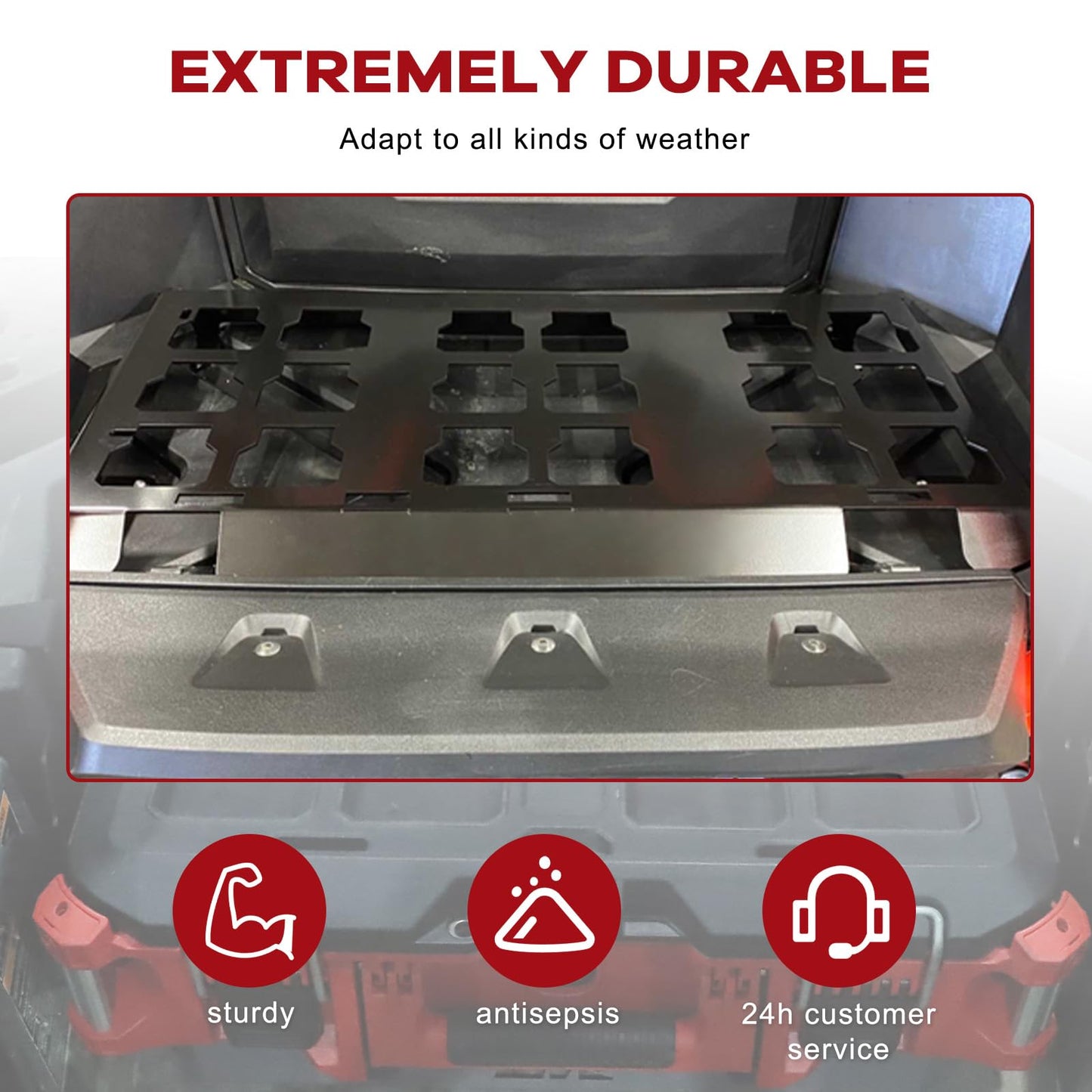ELITEWILL Offroad Packout Mount Fit for Milwaukee Packout Compatible with Honda Talon 1000 UTV