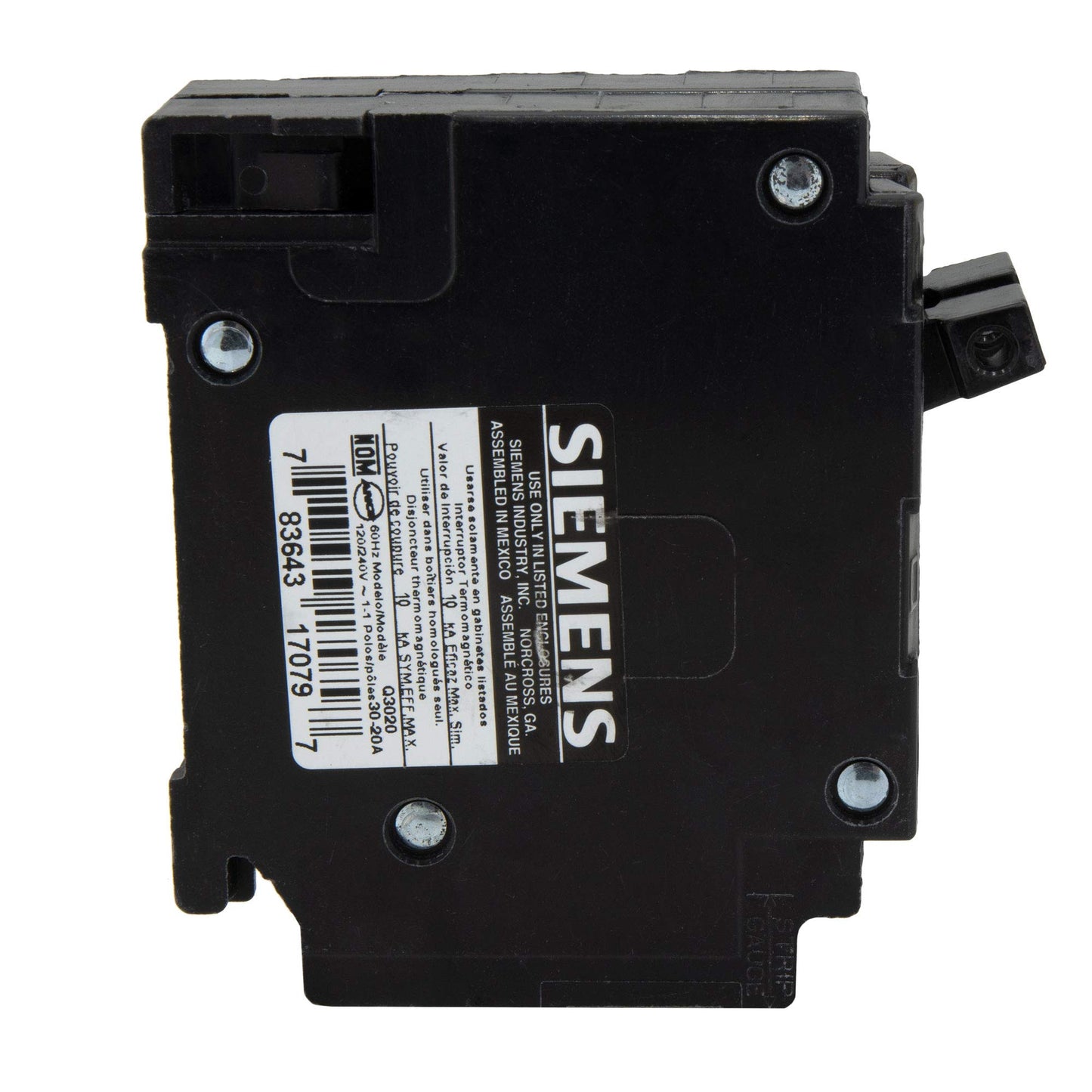 RecPro RV Circuit Breaker Q3020 | 30/20 Amp Twin Single-Pole | 120V Thermal-Magnetic | Standard Trip | Plug-in Type | QT Compatible | Camper/RV Electrical Breaker (6 Pack)