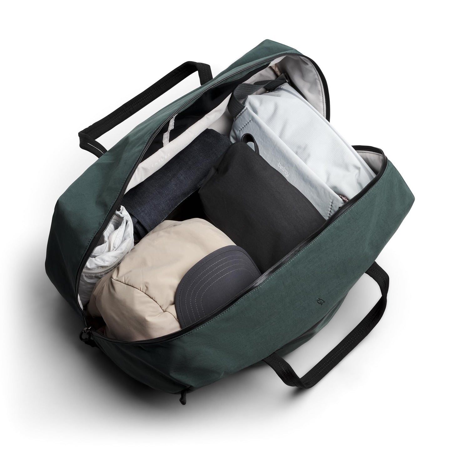 Bellroy Venture Ready Duffel 40L (rugged weekender travel bag with streamlined organization) - DeepOcean