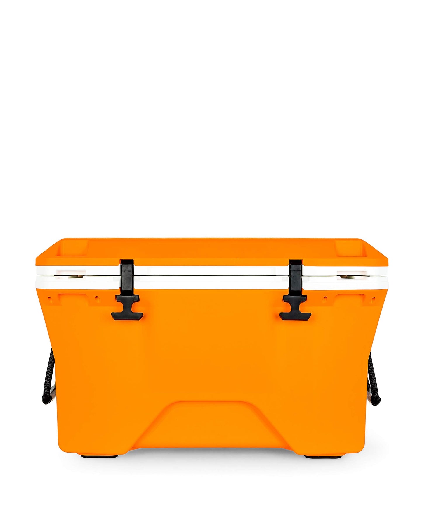 Camco Currituck Tangerine and White 30 Quart Cooler - Rugged Exterior Made for Camping, Hunting, Fishing and Tailgating - Comes with Cooler Basket (51757)