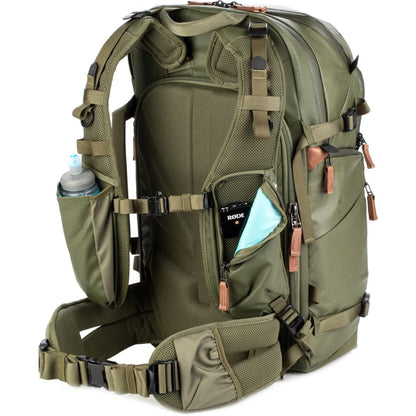 Shimoda Explore v2 35 Starter Kit (w/Medium DSLR Core Unit), Landscape Adventure Outdoor Photography Travel Pack, Carry-On Compatible, 16" Laptop Sleeve, Anti-Theft Camera Access, Army Green