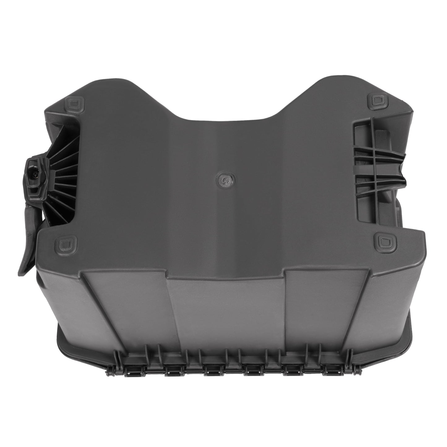 ALMULOO 30L/7.8 Gallon Rear Cargo Storage Box Compatible with Can-Am Maverick Sport X3 MAX Trail Compatible with Defender Commander Models Plastic Black Replacement for 715006830