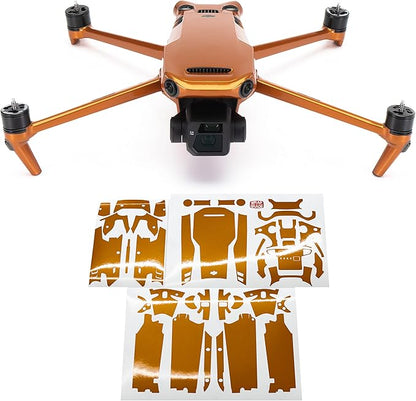 WRAPGRADE Full Skin Stickers for DJI Mavic 3 / Mavic 3 Classic (BUTTERFLY COPPER)