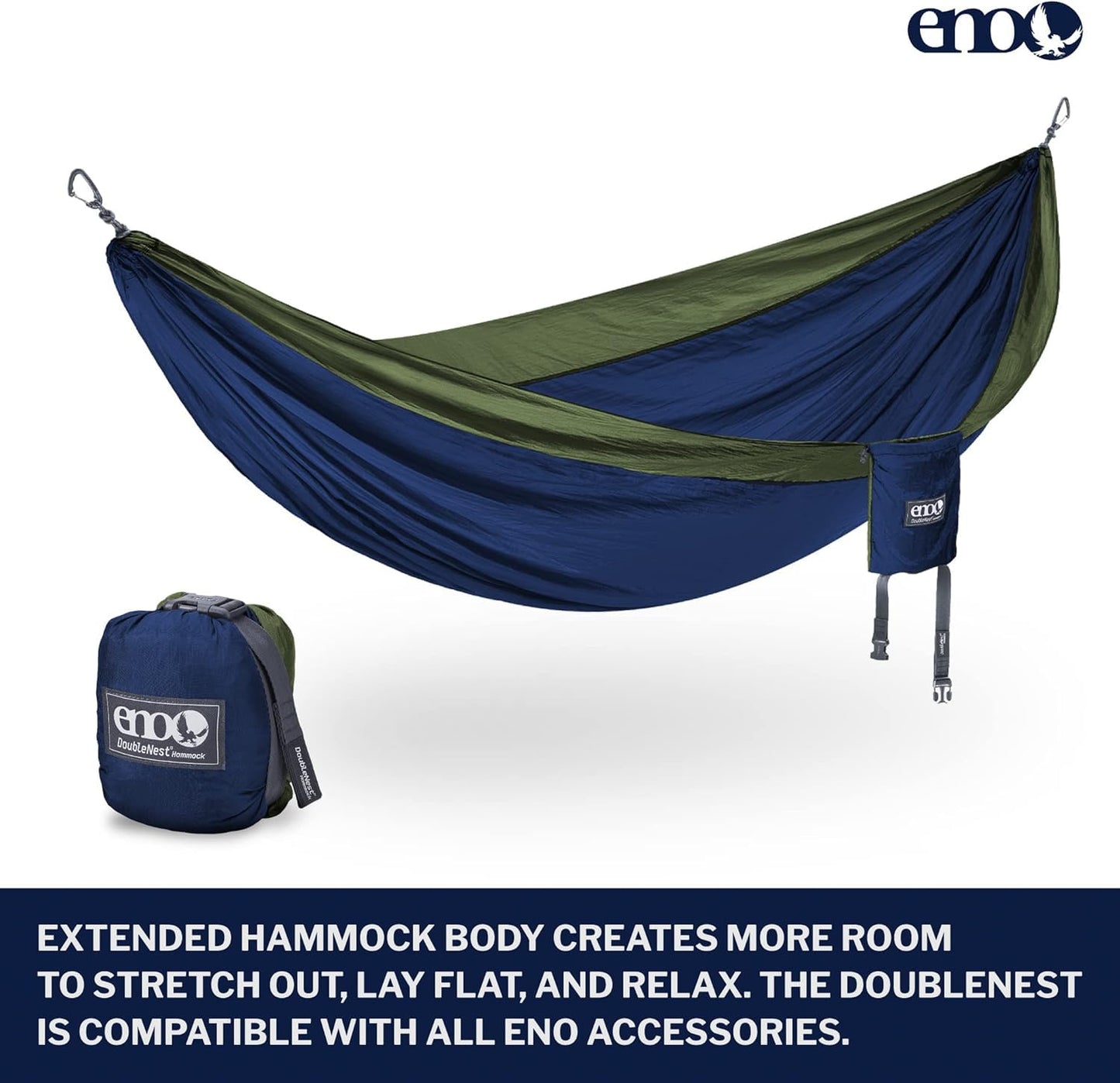 ENO, Eagles Nest Outfitters OneLink Shelter System with Hammock, Straps, Bug Net and Rain Tarp
