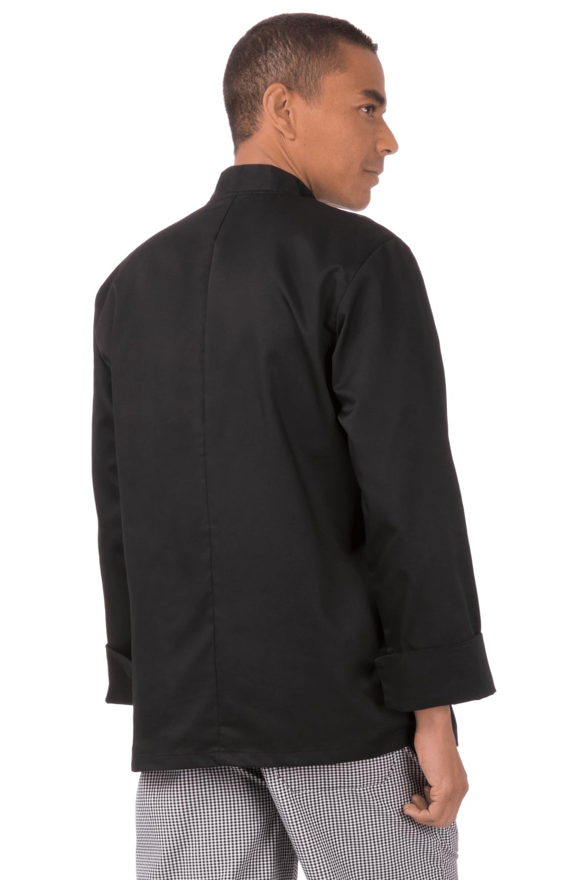Chef Works Unisex Bastille Chef Coat, Black, 5X-Large