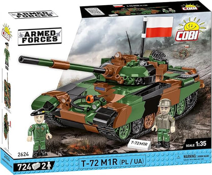 COBI Armed Forces T-72 M1R (PL/UA) Tank Building Set 724 Pieces