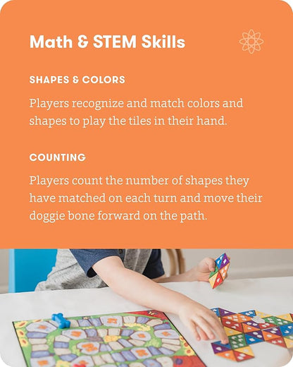 SimplyFun Diggers Garden Match – A Game for Kids to Develop Spatial Thinking Skills - Puzzle Game That Matches Colors and Shapes - 1 to 6 Players Ages 4 &amp Up