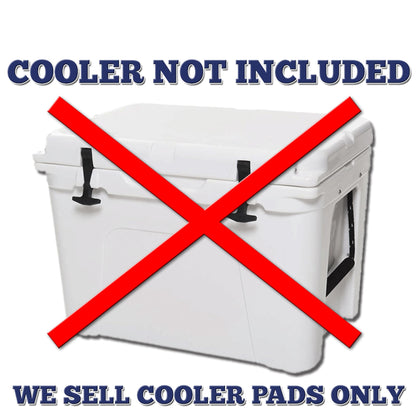 USATuff SeaDek EVA Mat Cooler Pad fits YETI 65 Tundra | Peel & Stick Application | Non Slip Comfort Accessories - US Flag (StormGray-Black)