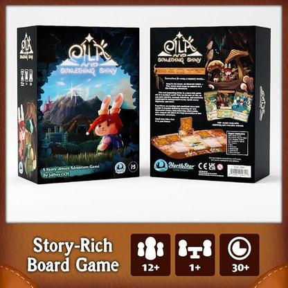 Northstar Game Studio Eila and Something Shiny Board Game | Adventure Game for Couples Families or Solo | 1+ Players 45+ Minutes Ages 12+