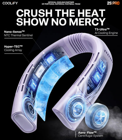 TORRAS Coolify 2S PRO Neck Cooler & Neck Fan - Purple