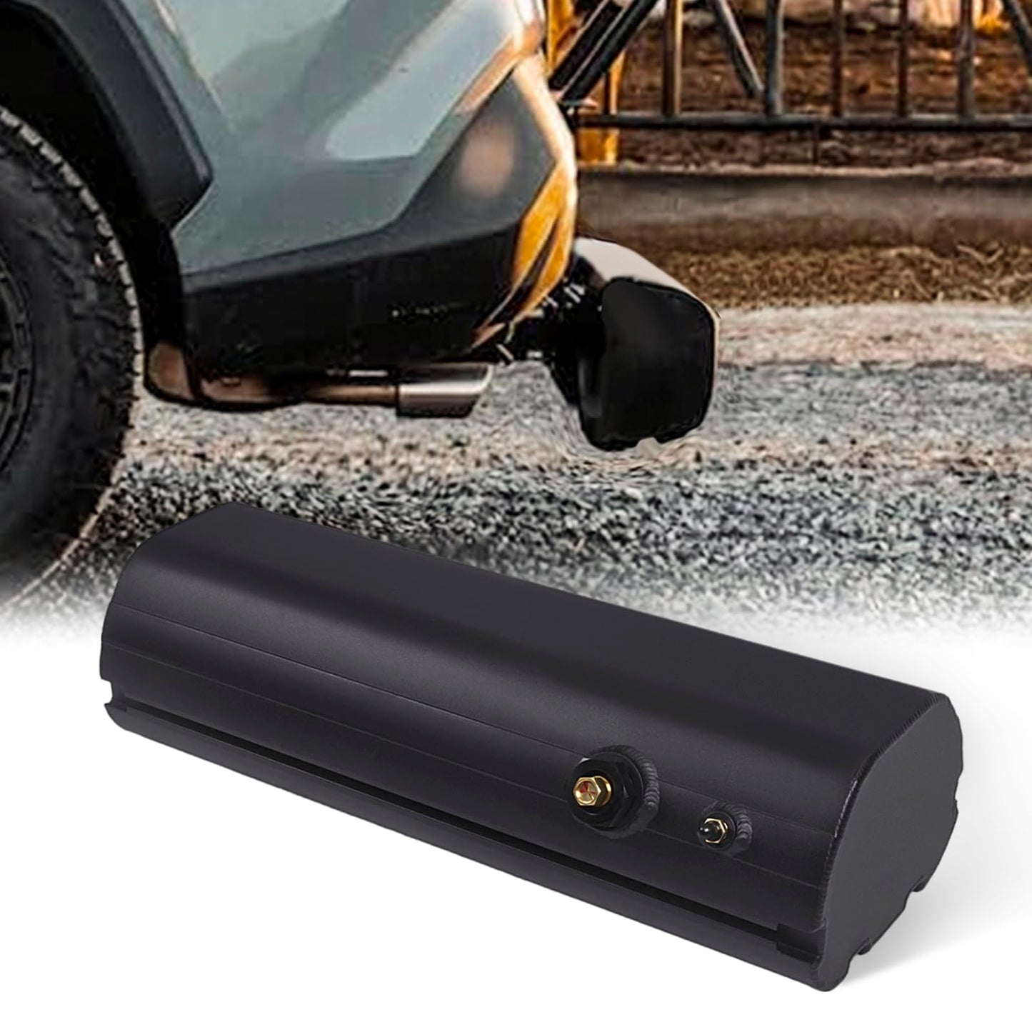 ZHSYMX 4 Gallon Pressurized Water Tank for Camping Showers and Outdoor Activities, Bumper Mount Water Storage for Vehicles,Trucks,SUV