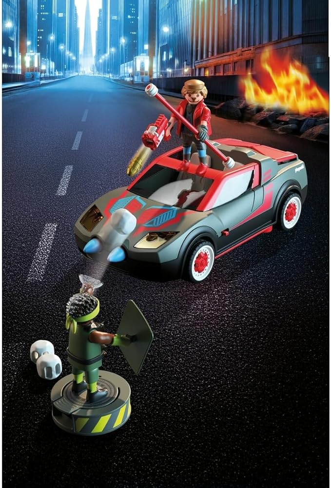 Playmobil Hero with Vehicle