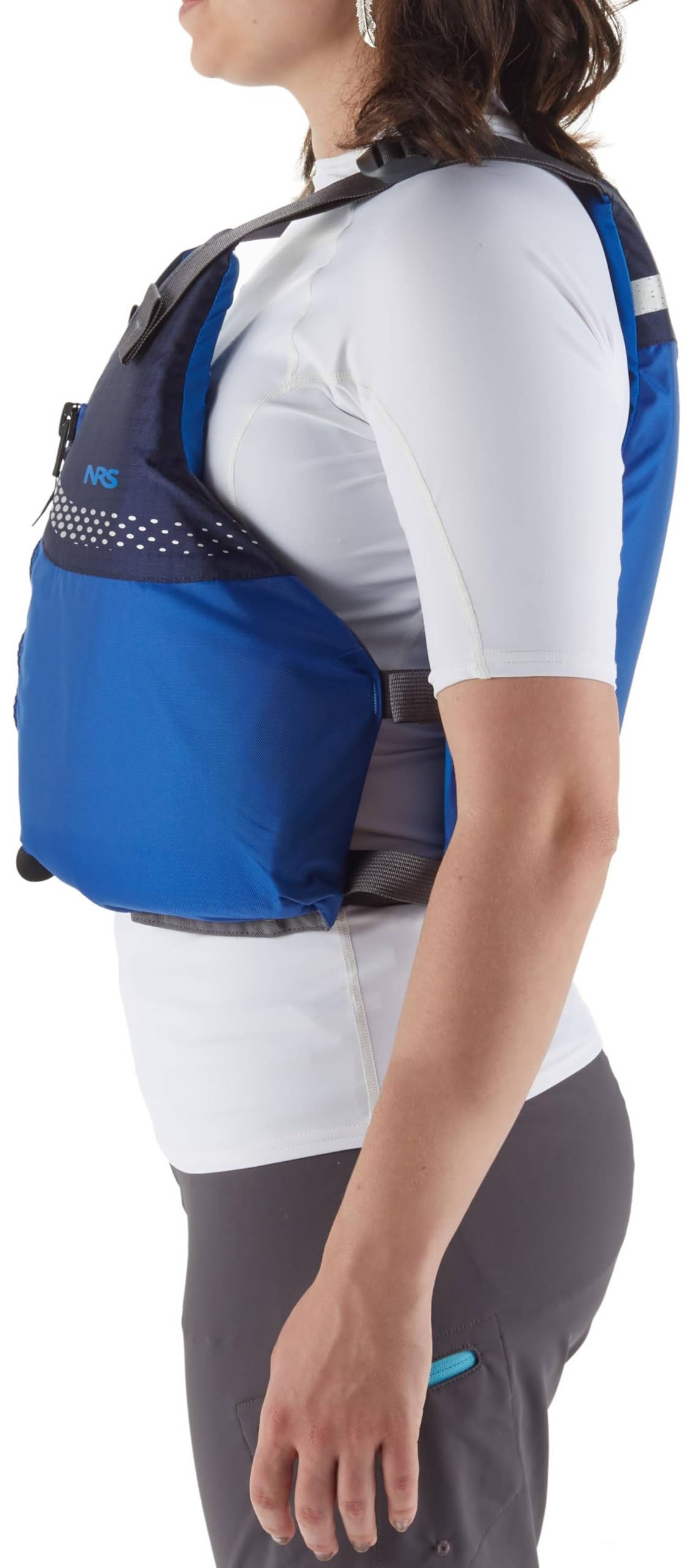 NRS Vista PFD Life Jacket – USCG Type III Certified Adult Unisex Life Vest, Durable Nylon Construction, Adjustable Fit, Reflective Accents for Boating, Kayaking & Paddle Sports