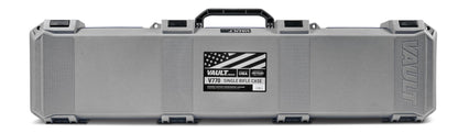 Pelican Vault - V770 Multi-Purpose Wide Hard Case with Foam for Tripod, Equipment, Electronics Gear, Sportsman's Rifle Case, and More (Grey - Americana 250)