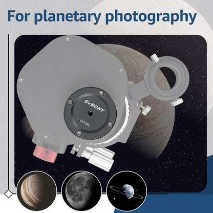 SVBONY SV705C Telescope Camera, IMX585 Sensor Astronomy Camera with USB 3.0, High Resolution Planets Camera, Astronomy Camera for Moon, Saturn, Planets and Deep Sky Astrophotography