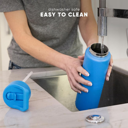 Simple Modern Kids Water Bottle - Vacuum Insulated Stainless Steel Flask | 18oz Lavender Mist, BPA-Free