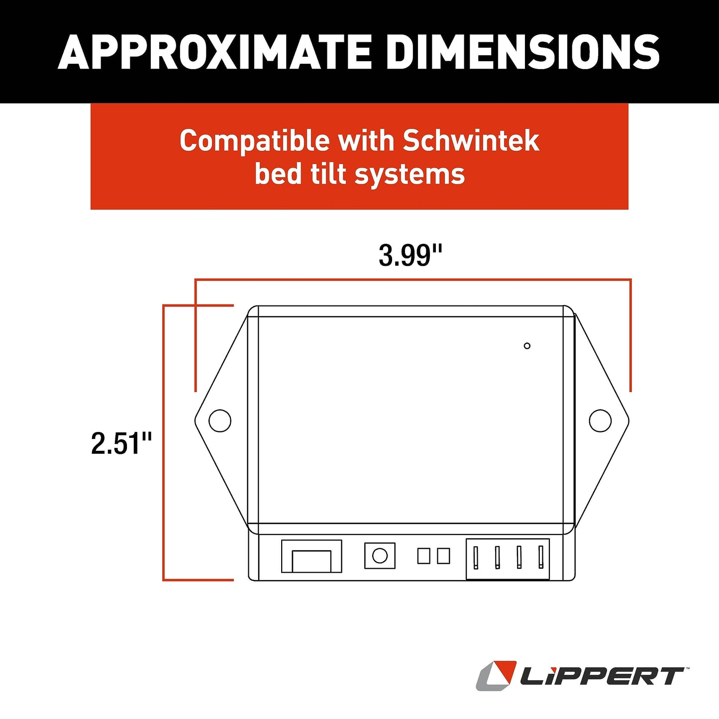 Lippert Hall Effect Replacement RV Bed Tilt Controller Module for 5th Wheel Campers, Travel Trailers, Fits Schwintek Systems, Exact-Match Component - 260793