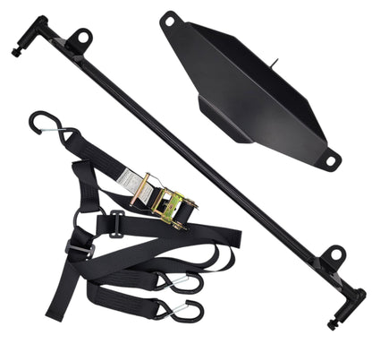 Polaris RZR, Pro XP, Turbo R, Pro R Spare Tire Mount with Dual Flag Mounts, 2020-2024