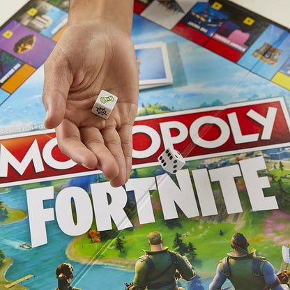 Monopoly: Fortnite Collector's Edition Board Game Inspired by Fortnite Video Game Board Game for Teens and Adults Ages 13 and Up