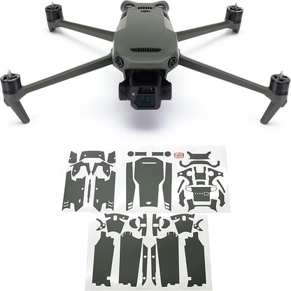 WRAPGRADE Full Skin Stickers for DJI Mavic 3 / Mavic 3 Classic (Army Green)