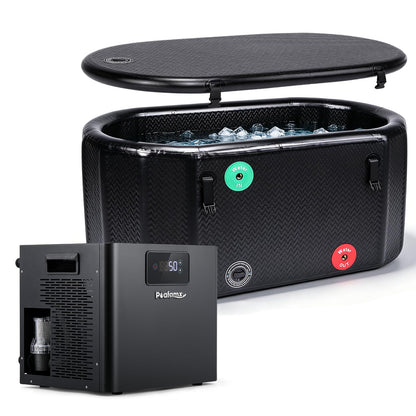 Water Chiller 1/3HP & 206Gal Ice Bath Tub for Recovery Cold Water Therapy Outdoor Indoor Use