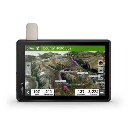 Garmin Tread Overland, All-Terrain Navigator, Rugged, Built in Mapping, iOverlander, Ultrabright Display (Renewed)